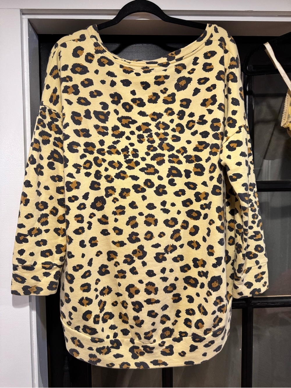 Sold elsewhere Leopard-Print Kate Sloppy in S/M Sweatshirt & Bralette Set- - Picture 5 of 7